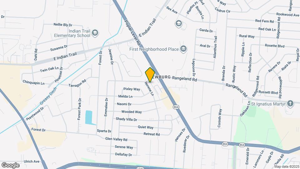 4209 Norene Ln Map and Location Details