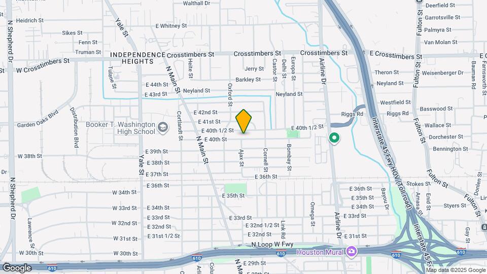 701 E 40th St Map and Location Details