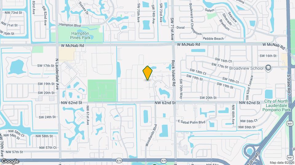 1953 Players Pl Map and Location Details