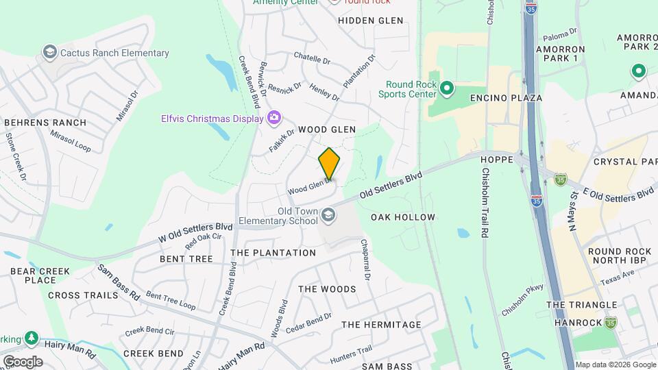 2023 Wood Glen Dr Map and Location Details