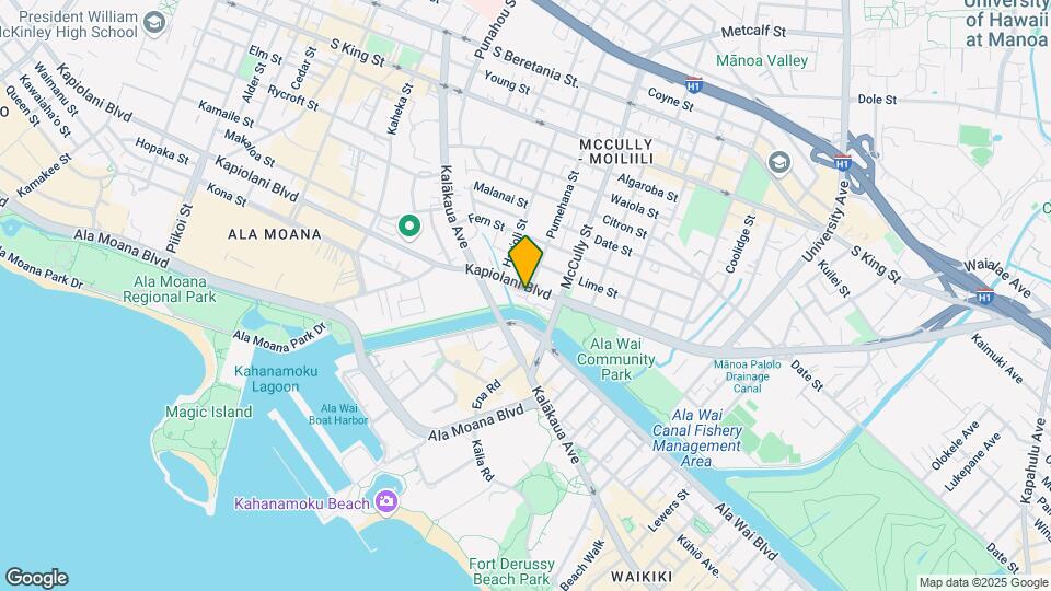 628 Pumehana St Mapa y Detalles de la Ubicación