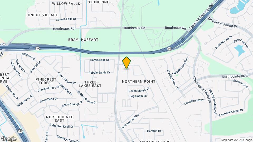 19707 Rippling Brook Ln Map and Location Details
