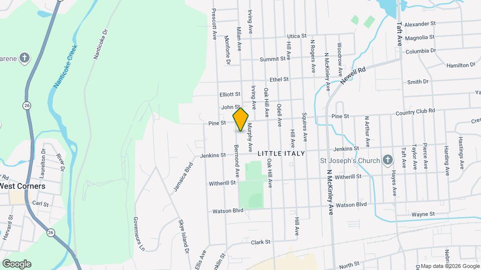 316 1/2 Bermond Ave Map and Location Details