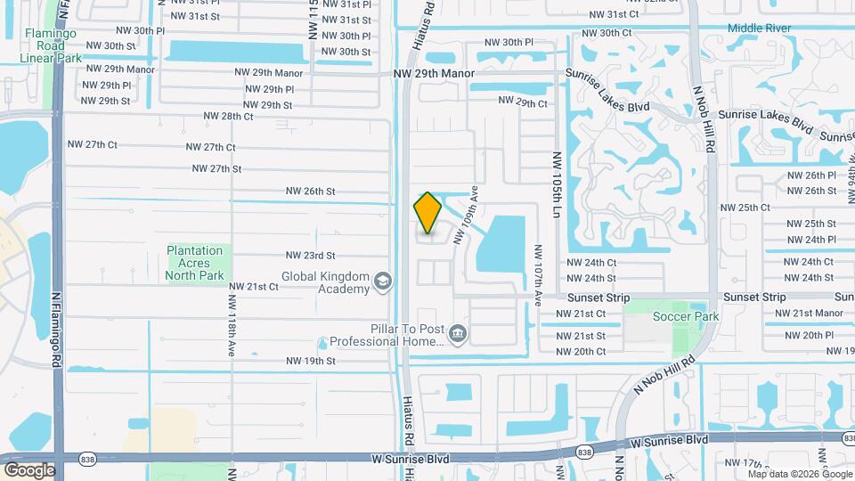 2401 NW 110th Terrace Map and Location Details