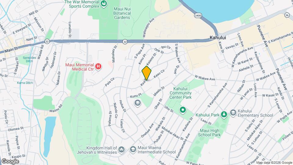 547 Kaao Cir Mapa y Detalles de la Ubicación