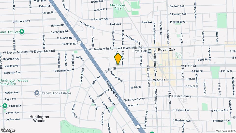 822 W 4th St Map and Location Details