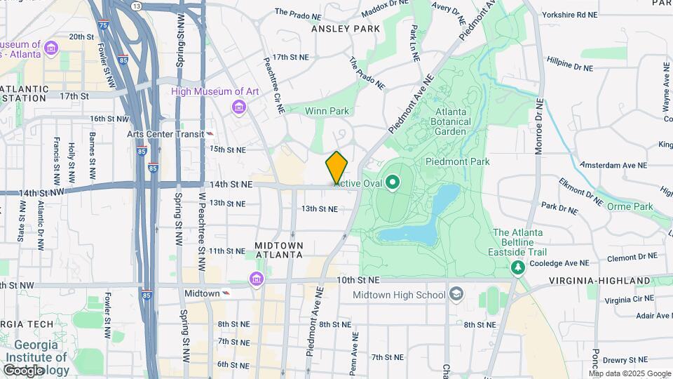 209 14th St NE, Unit 108 Map and Location Details