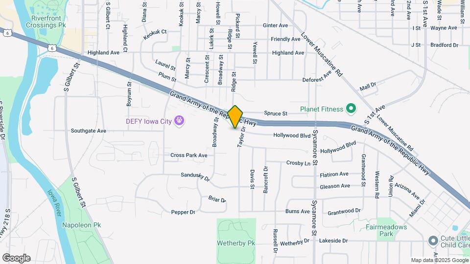 1103 Hollywood Blvd, Unit 1103 Map and Location Details