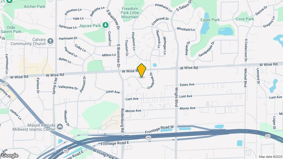 1122 Regency Dr Map and Location Details