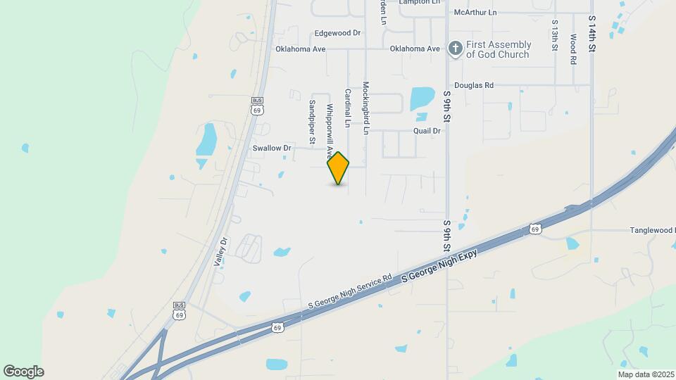 312 Bluebird Ln Map and Location Details