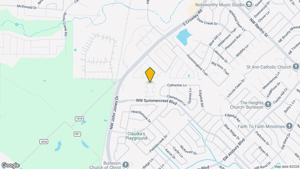 1239 Sunnyvale Ln Map and Location Details