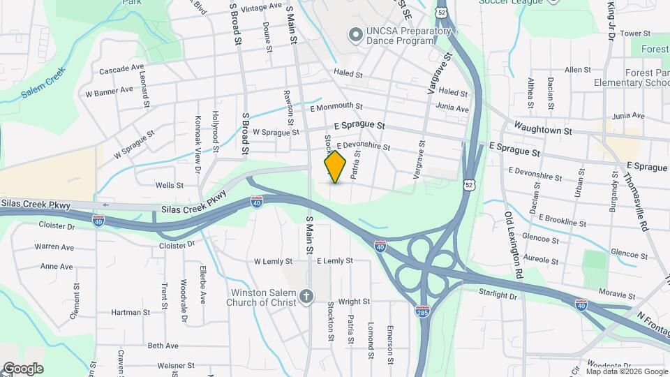 2507 Stockton St Map and Location Details