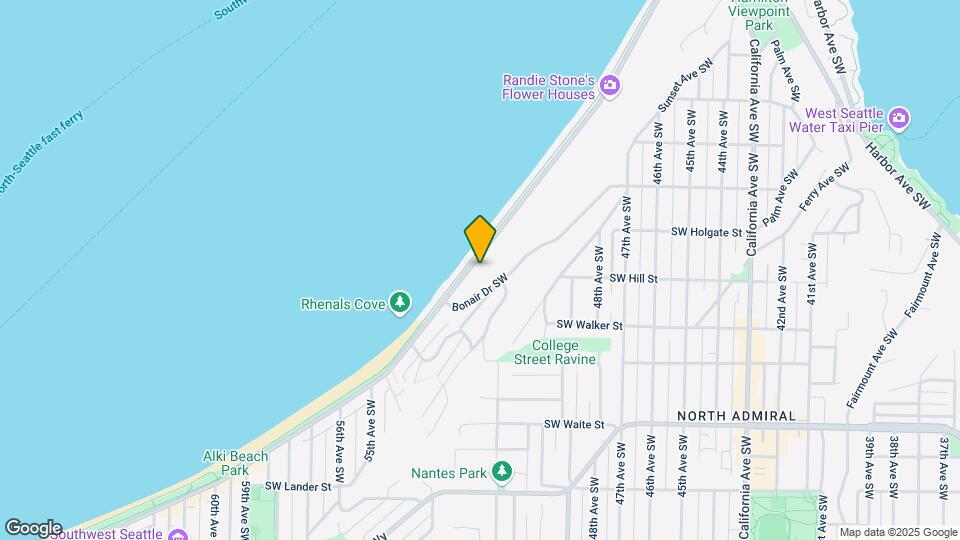 2108 Alki Ave SW Mapa y Detalles de la Ubicación
