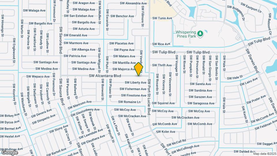 982 SW Alcantarra Blvd Map and Location Details
