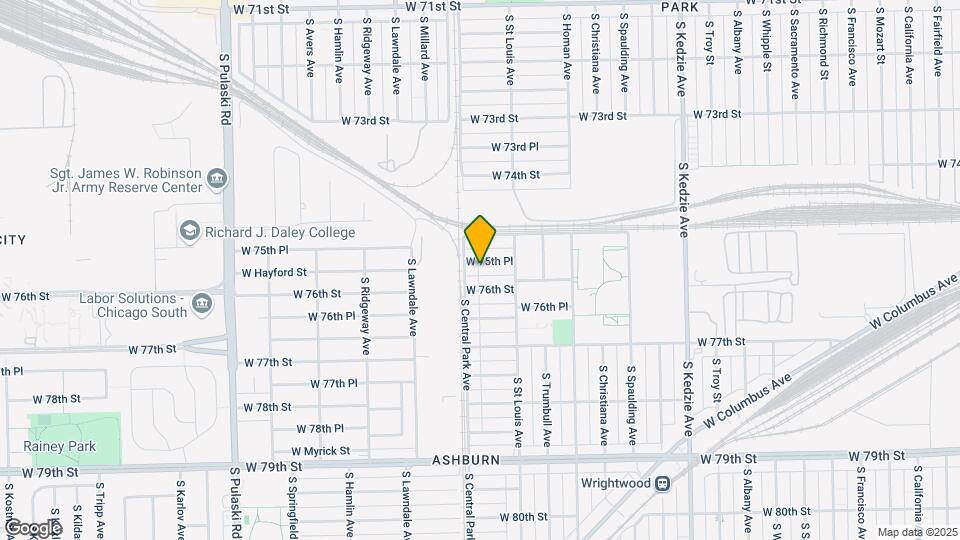 3537 W 75th Pl Mapa y Detalles de la Ubicación
