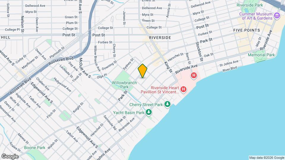 2827 Herschel St, Unit Apt 2 Mapa y Detalles de la Ubicación