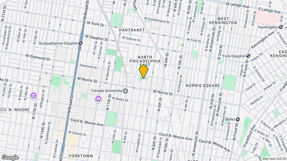 2041 N 8th St Map and Location Details