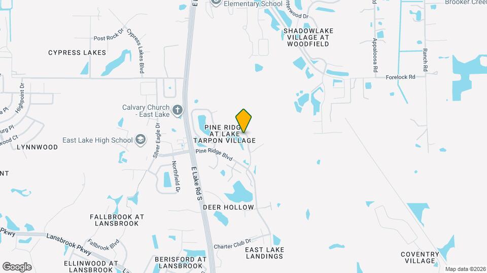 1345 Pine Ridge Cir E Map and Location Details