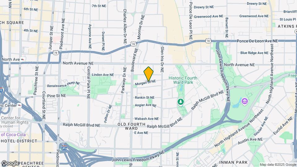 537 Morgan St NE Map and Location Details