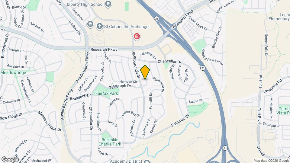 8166 Telegraph Dr Map and Location Details