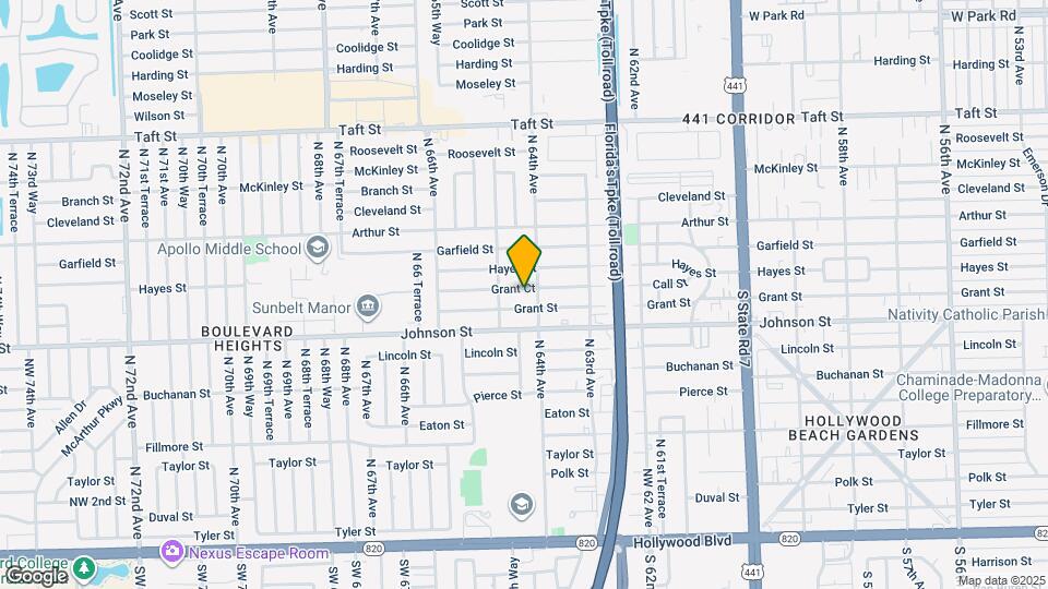 6408 Grant Ct Map and Location Details