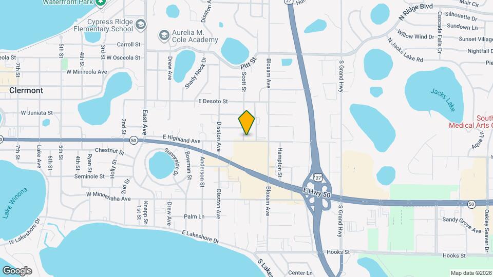 1053 Scott St Map and Location Details