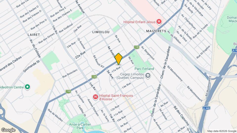 395 17E Rue Map and Location Details