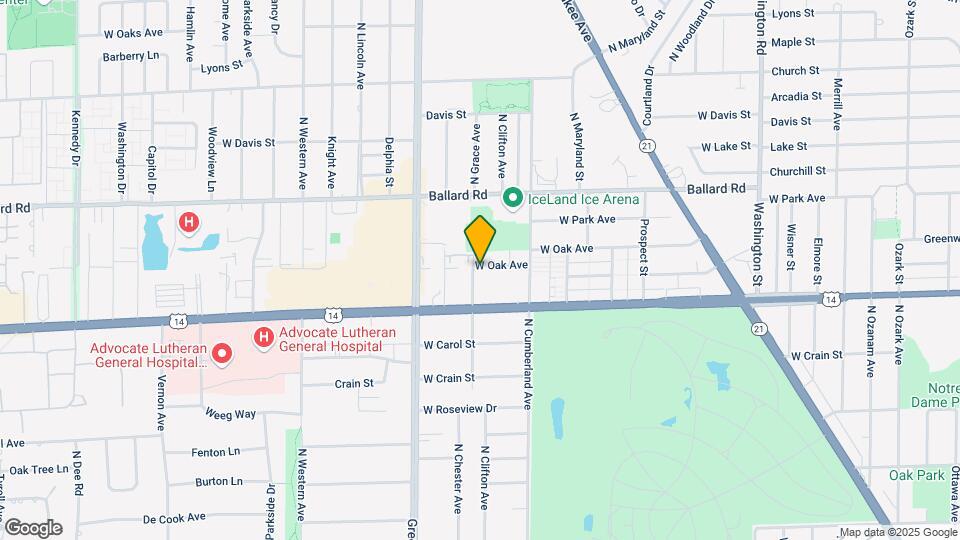 8459 W Oak Ave Map and Location Details