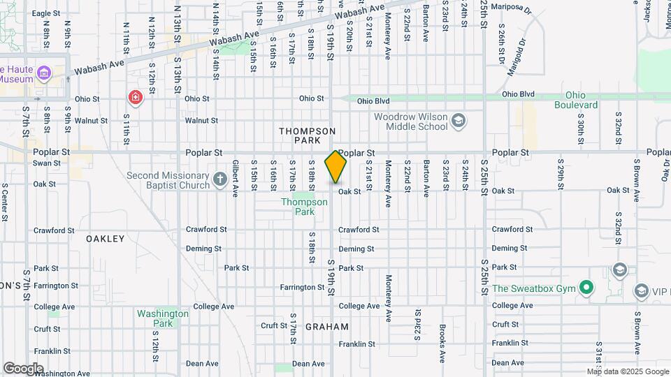460 S 19th St Map and Location Details