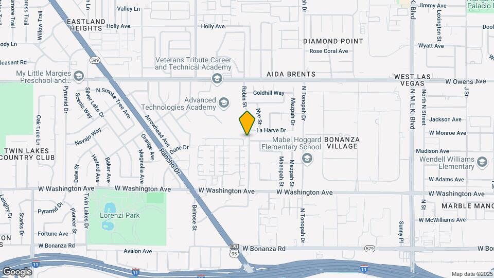2401 Living Rock Ave Map and Location Details