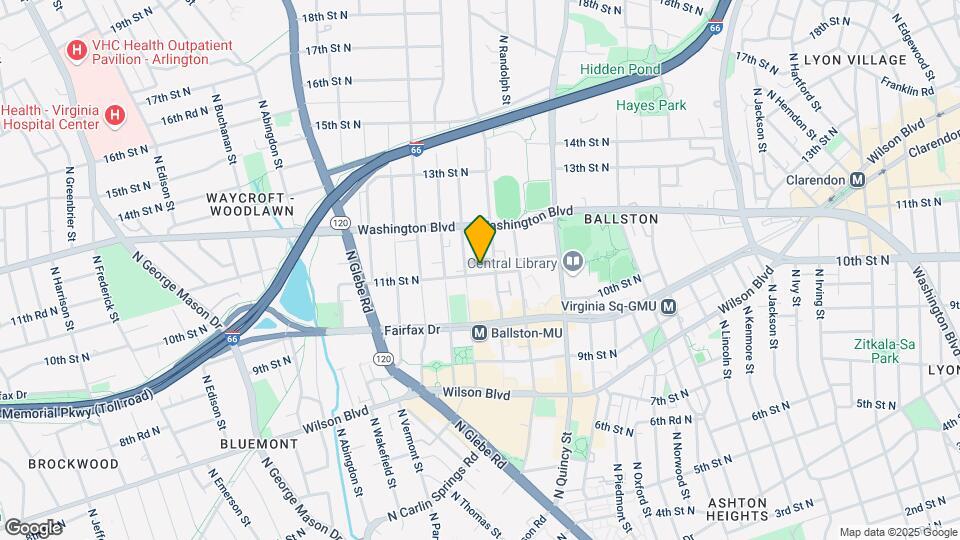 1102 N Stafford St Map and Location Details