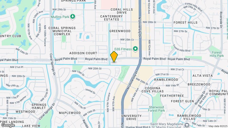 9664 Royal Palm Blvd Map and Location Details