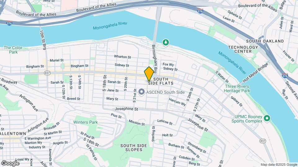 109 S 22nd St Map and Location Details