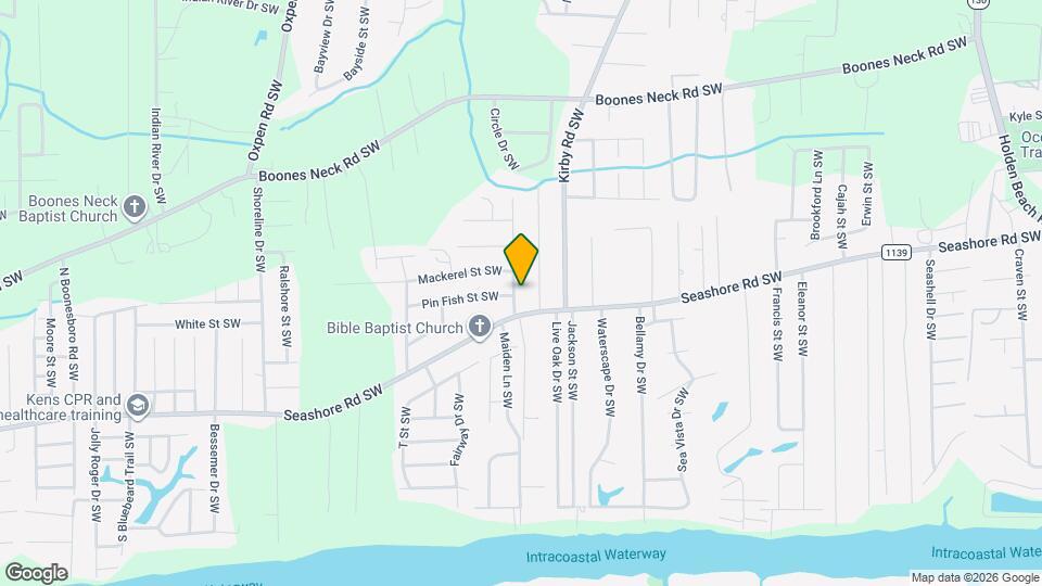 2536 Blue Marlin St SW Mapa y Detalles de la Ubicación