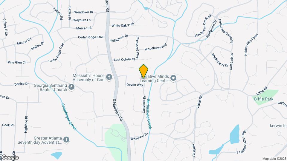 1671 Canberra Dr Map and Location Details