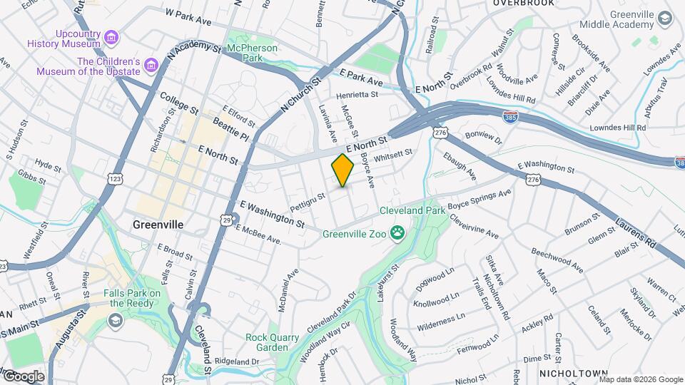 308 Pettigru St Map and Location Details