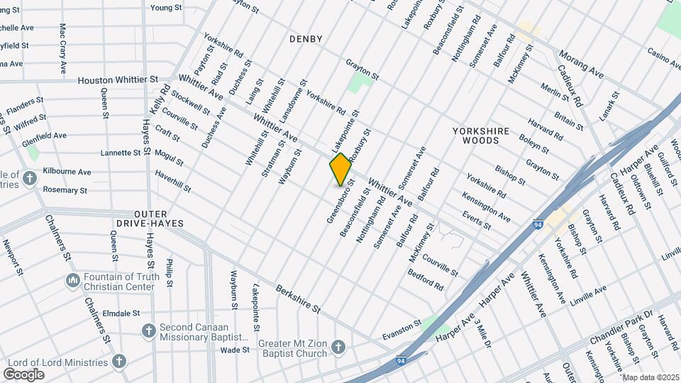 10443 Greensboro St Mapa y Detalles de la Ubicación