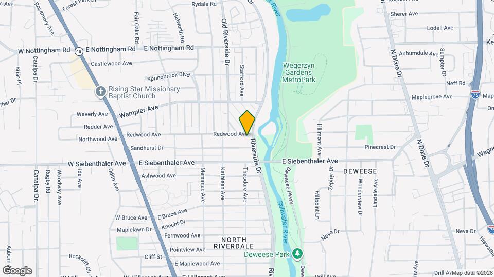 644 Redwood Ave Map and Location Details