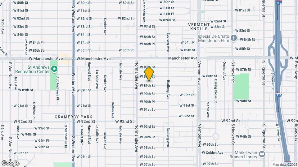 1311 W 89th St Map and Location Details