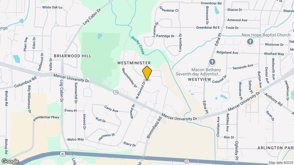 1566 N Atwood Dr Mapa y Detalles de la Ubicación