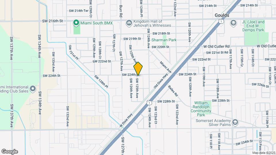 22425 SW 125th Ave Map and Location Details