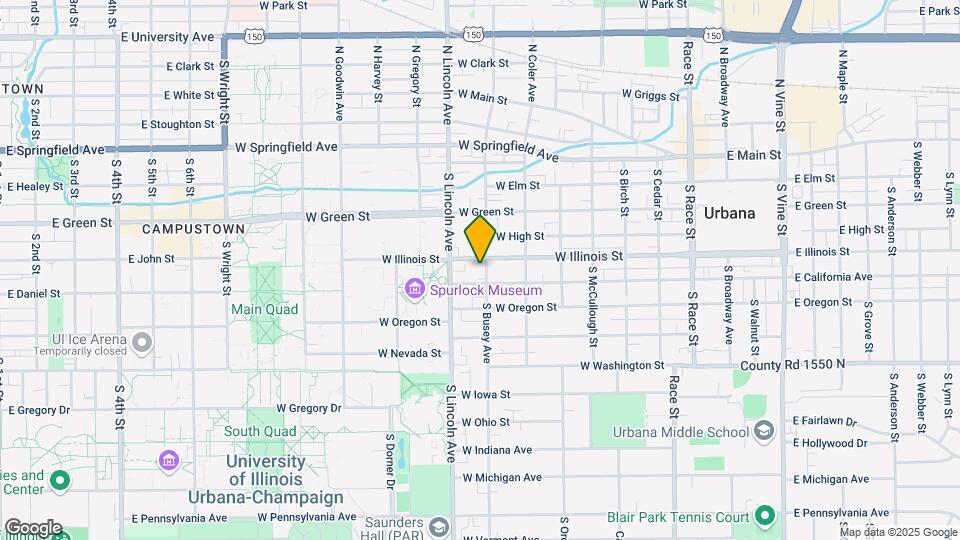 505 S Busey Ave Map and Location Details