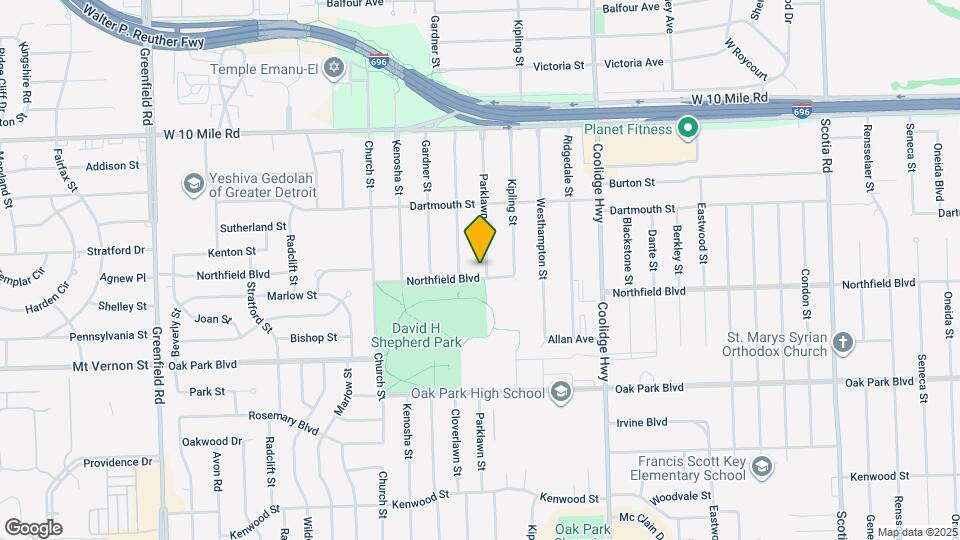 24211 Parklawn St Map and Location Details