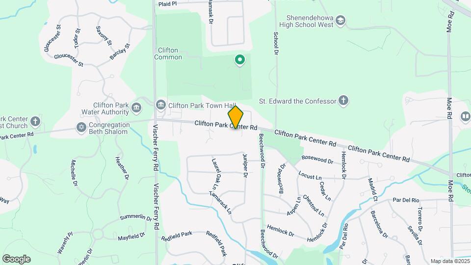 614 Clifton Park Center Rd Map and Location Details