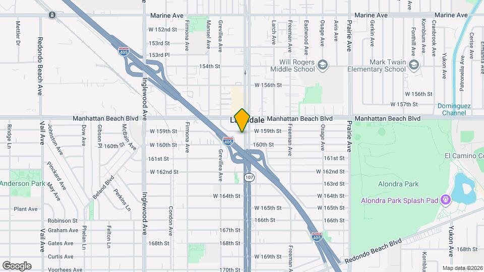15901 Hawthorne Blvd, Unit 475 Mapa y Detalles de la Ubicación