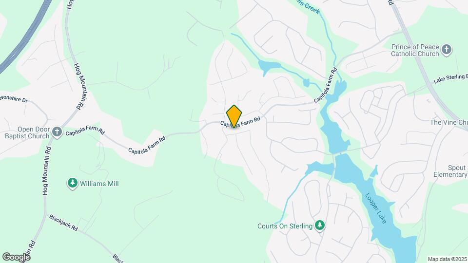 6813 Bungalow Road Map and Location Details