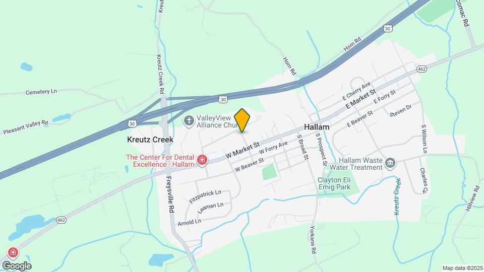 34 N Lee St Map and Location Details