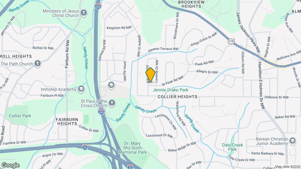 665 Aline Dr NW Mapa y Detalles de la Ubicación