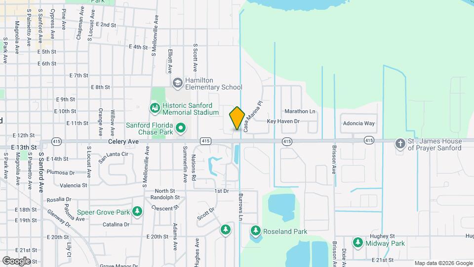 1245 Celery Oaks Ln Map and Location Details