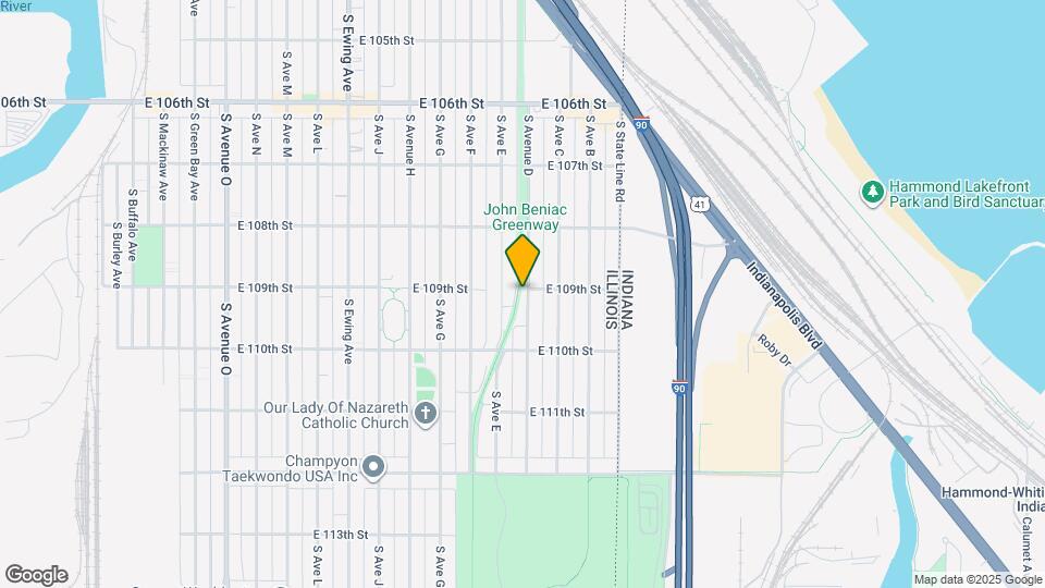 10904 S Avenue D Mapa y Detalles de la Ubicación